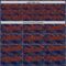 Custom Navy Orange 3D Pattern Design Slant Lines Authentic Baseball Jersey