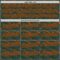 Custom Green Green-Orange 3D Pattern Design Slant Lines Authentic Baseball Jersey