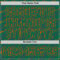 Custom Kelly Green-Orange 3D Pattern Design Slant Lines Authentic Baseball Jersey