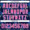 Custom Navy Pink-White 3D Pattern Design Jellyfish Authentic Baseball Jersey