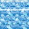 Custom Electric Blue White 3D Pattern Design Jellyfish Authentic Baseball Jersey