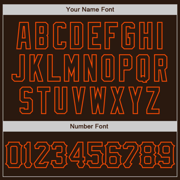 Custom Brown Orange 3D Pattern Design Abstract Splatter Grunge Art Authentic Baseball Jersey