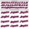 Custom White Black-Pink 3D Pattern Design Abstract Sharp Shape Authentic Baseball Jersey