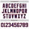 Custom White Navy-Red 3D Pattern Design Abstract Sharp Shape Authentic Baseball Jersey