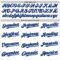 Custom White Navy-Light Blue 3D Pattern Design Abstract Sharp Shape Authentic Baseball Jersey