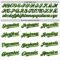 Custom White Navy-Neon Green 3D Pattern Design Abstract Sharp Shape Authentic Baseball Jersey