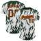 Custom White Green-Orange 3D Pattern Design Abstract Sharp Shape Authentic Baseball Jersey