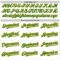 Custom White Kelly Green-Gold 3D Pattern Design Abstract Sharp Shape Authentic Baseball Jersey