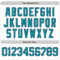 Custom White Teal-Navy 3D Pattern Design Abstract Splash Authentic Baseball Jersey