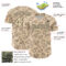 Custom City Cream Black 3D Pattern Design International Coffee Day Authentic Baseball Jersey