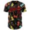 Custom Black Red 3D Pattern Design International Jazz Day Authentic Baseball Jersey