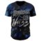 Custom Black Gray 3D Pattern Design International Jazz Day Authentic Baseball Jersey