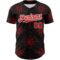 Custom Black Red-White 3D Pattern Design Navigation Compass Authentic Baseball Jersey
