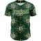 Custom Green City Cream 3D Pattern Design Navigation Compass Authentic Baseball Jersey