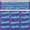 Custom Purple Teal-White 3D Pattern Design Boats And Fish Authentic Baseball Jersey