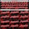 Custom Black Red-White 3D Pattern Design Boats And Fish Authentic Baseball Jersey