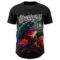 Custom Black White 3D Pattern Design Neon Crocodile Authentic Baseball Jersey