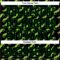 Custom Black Grass Green 3D Pattern Design Crocodile Authentic Baseball Jersey