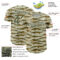 Custom Olive White 3D Pattern Design Crocodile Authentic Baseball Jersey