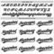 Custom White Black-Gray 3D Pattern Design Curve Lines Authentic Baseball Jersey