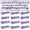 Custom White Purple-Gray 3D Pattern Design Curve Lines Authentic Baseball Jersey