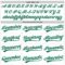Custom White Kelly Green 3D Pattern Design Curve Lines Authentic Baseball Jersey