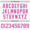 Custom White Pink-Light Blue 3D Pattern Design Curve Lines Authentic Baseball Jersey
