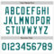 Custom White Teal 3D Pattern Design Curve Lines Authentic Baseball Jersey