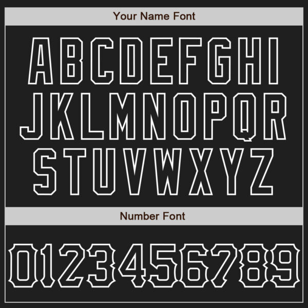Custom Black White 3D Pattern Design Curve Lines Authentic Baseball Jersey