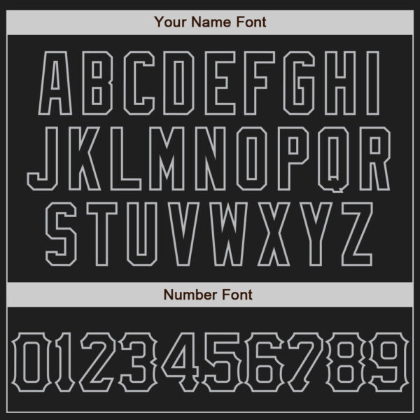 Custom Black Gray 3D Pattern Design Curve Lines Authentic Baseball Jersey