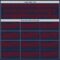 Custom Navy Red 3D Pattern Design Curve Lines Authentic Baseball Jersey
