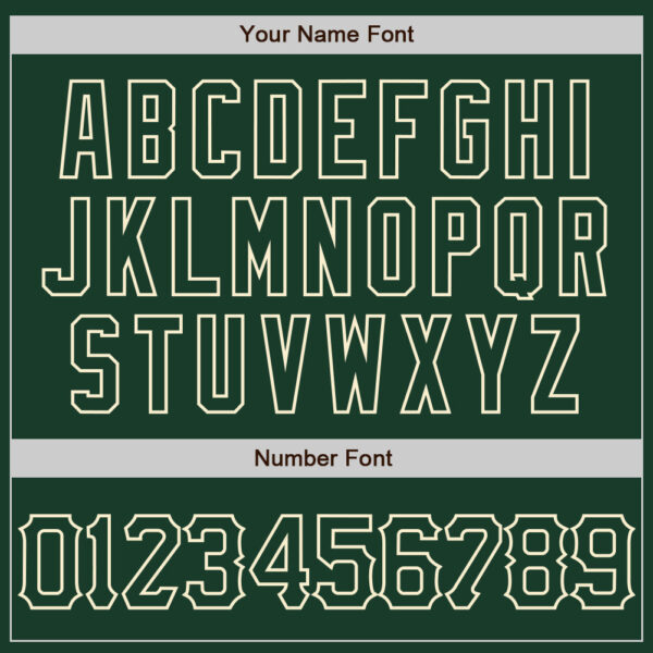 Custom Green Cream 3D Pattern Design Curve Lines Authentic Baseball Jersey