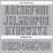 Custom Gray Black 3D Pattern Design Side Panel Stripes Authentic Baseball Jersey