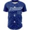 Custom Royal Light Blue-White 3D Pattern Design Spider Web Authentic Baseball Jersey