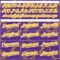 Custom Purple Gold-White 3D Pattern Design Zodiac Authentic Baseball Jersey