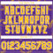 Custom Purple Gold-White 3D Pattern Design Zodiac Authentic Baseball Jersey