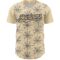 Custom Cream Black 3D Pattern Design Spider Web Authentic Baseball Jersey