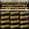 Custom Black Gold-White 3D Pattern Design Curve Solid Authentic Baseball Jersey