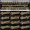 Custom Black Old Gold-White 3D Pattern Design Curve Solid Authentic Baseball Jersey