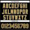 Custom Black Old Gold-White 3D Pattern Design Curve Solid Authentic Baseball Jersey