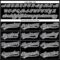 Custom Black Gray-White 3D Pattern Design Curve Solid Authentic Baseball Jersey