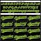 Custom Black Neon Green-White 3D Pattern Design Curve Solid Authentic Baseball Jersey