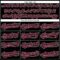 Custom Black Crimson-White 3D Pattern Design Curve Solid Authentic Baseball Jersey