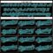 Custom Black Teal-White 3D Pattern Design Curve Solid Authentic Baseball Jersey