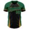 Custom Black Kelly Green-Old Gold 3D Pattern Design Curve Solid Authentic Baseball Jersey