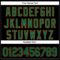 Custom Black Kelly Green-Orange 3D Pattern Design Curve Solid Authentic Baseball Jersey
