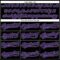 Custom Black Purple-Gray 3D Pattern Design Curve Solid Authentic Baseball Jersey