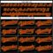 Custom Black Orange-Old Gold 3D Pattern Design Curve Solid Authentic Baseball Jersey