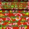 Custom Red Neon Green-Black 3D Pattern Design Northeast China Big Flower Authentic Baseball Jersey