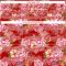 Custom Red White 3D Pattern Design Northeast China Big Flower Authentic Baseball Jersey